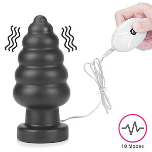 LoveToy King Sized Vibrating Anal Cracker 7″ (18 cm), análny kolík s vibráciami