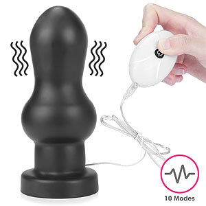LoveToy King Sized Vibrating Anal Rammer 7″ (18 cm), análny kolík s vibráciami