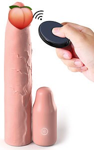 Fantasy X-Tensions Elite 3″ Vibrating Mega X-Tension, predlžovací návlek na penis