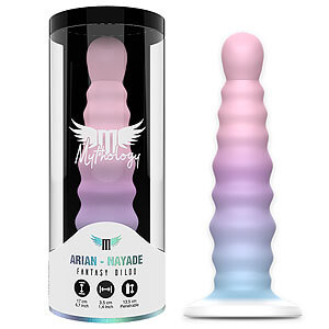 Mythology Arian Nayade M (17 cm), pastelové dildo so zárezmi