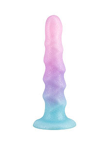 Lola Flow Unicorn (17 cm), silikónové dildo so zárezmi