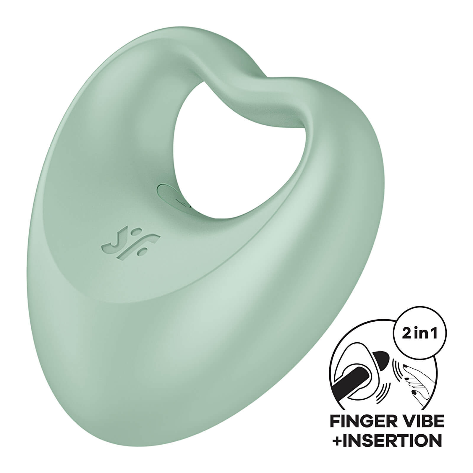 Satisfyer Perfect Pair 3 (Green), hybridný vibrátor na prsty