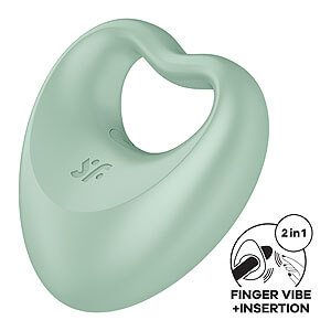 Satisfyer Perfect Pair 3 (Green), hybridný vibrátor na prsty