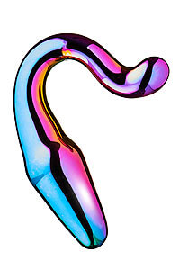 Glamour Glass Sleek Anal Tail (10 cm), sklenený análny kolík