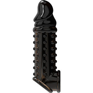 VirilXL Penis Extender V11 (Black), návlek na penis a semenníky