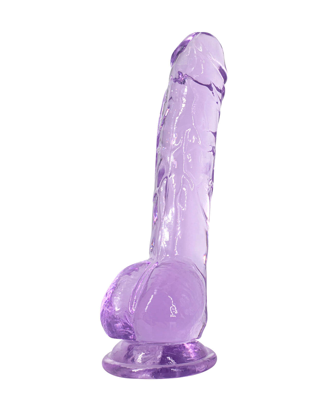 Intergalactic Luminous (Purple), sexy priehľadné dildo