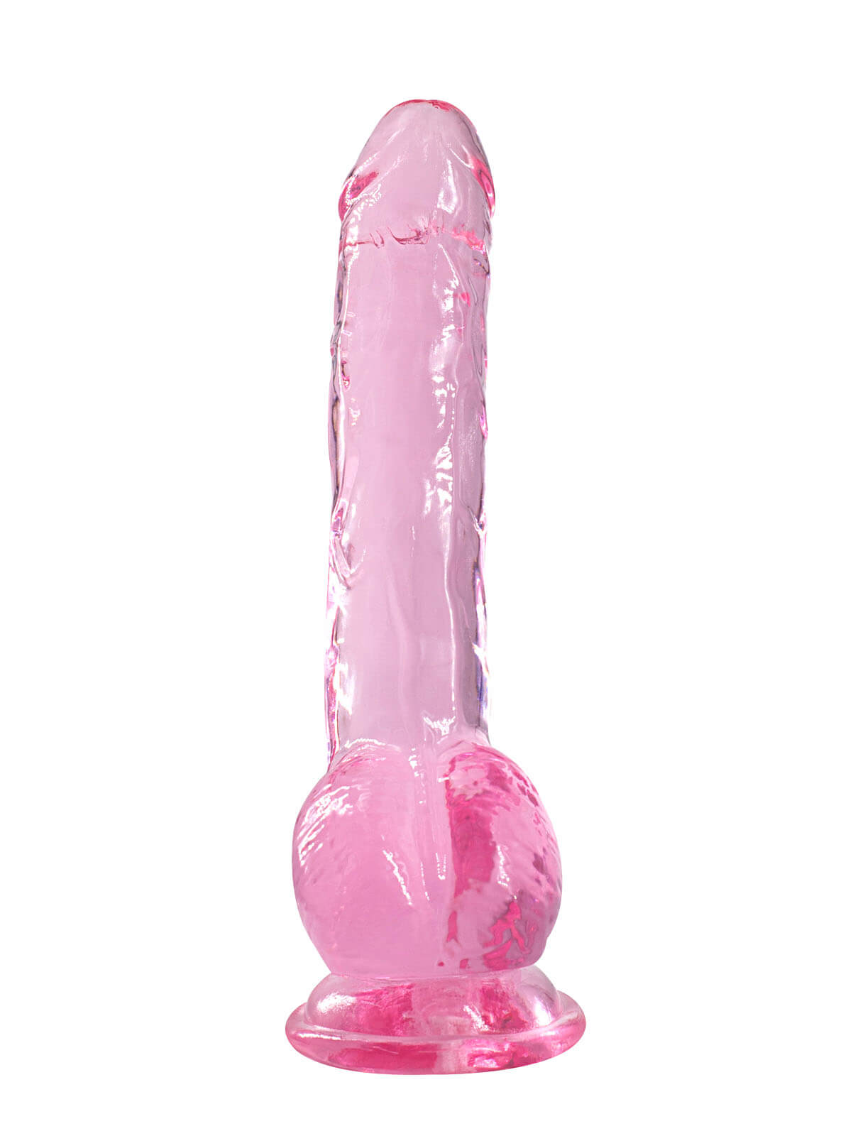 Intergalactic Luminous (Pink), sexy priehľadné dildo