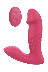 Dream Toys Essentials Up & Down (Pink), dvojitý vibrátor s diaľkovým ovládaním