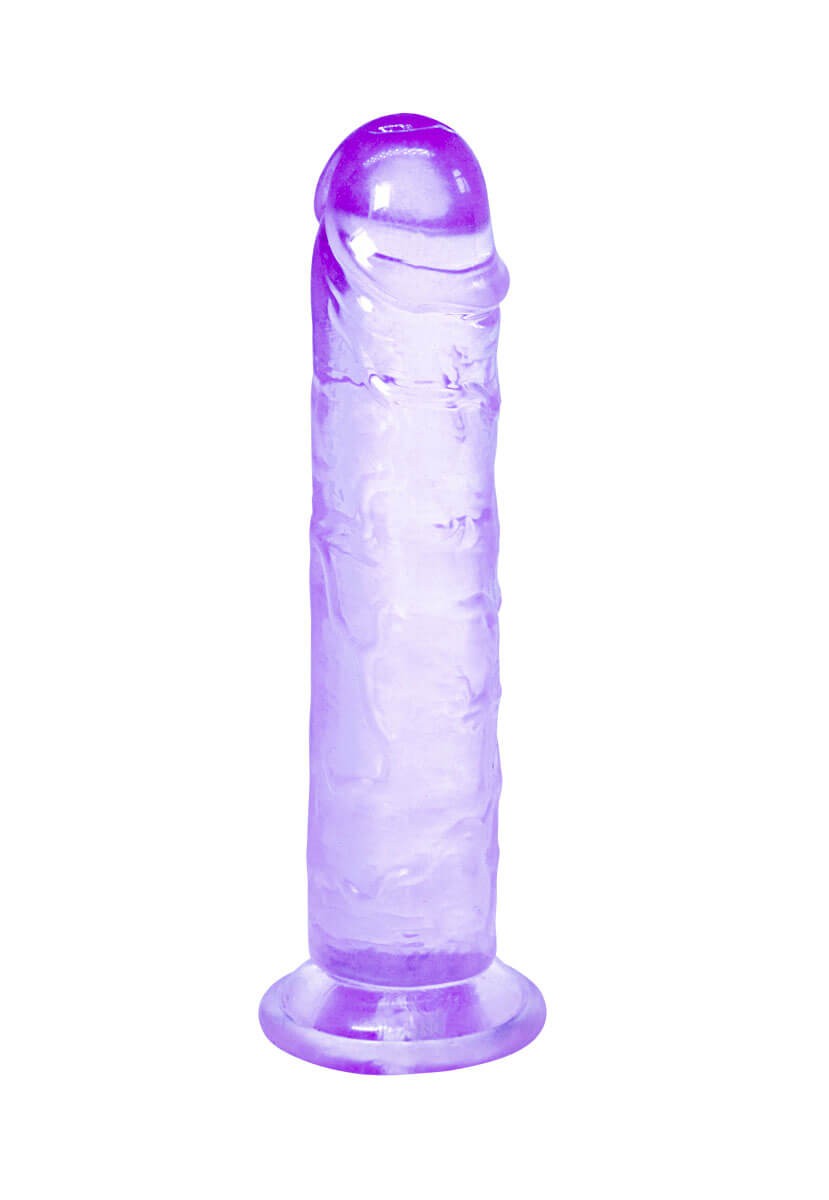 Intergalactic Distortion (Purple), sexy priehľadné dildo
