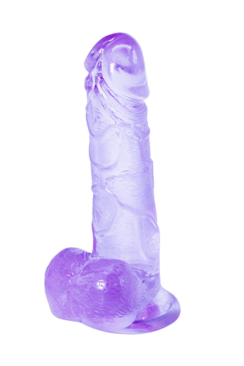 Intergalactic Oxygen (Purple), sexy priehľadné dildo