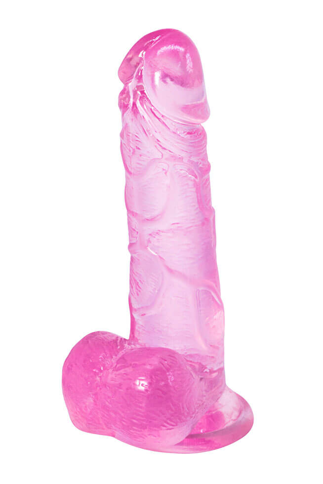 Intergalactic Oxygen (Pink), sexy priehľadné dildo