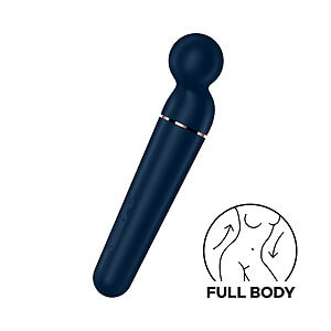 Satisfyer Planet Wand-er (Blue), luxusná masážna hlavica