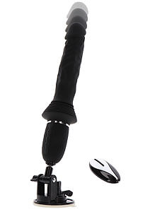 ToyJoy Magnum Opus Thruster Pro (Black), super vibrátor s prísavkou