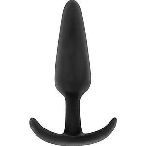 Black and Silver Kael (9,8 cm), silikónový análny kolík