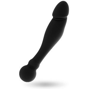 Black and Silver Karl (Black), silikónové dildo gspot