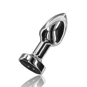 ToyJoy The Glider Buttplug (Small), železný análny kolík s vibráciami