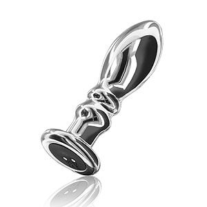 ToyJoy The Slider Buttplug (Medium), železný análny kolík s vibráciami