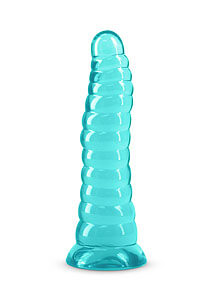 NS Novelties Fantasia Nymph (Teal), priehľadné dildo s prísavkou