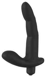 Rebel Naughty Finger Vibe (Black), vibračný prst na prostatu