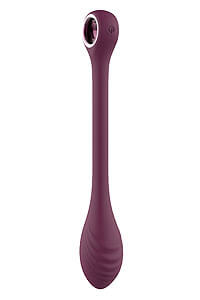 Glam Bendable G-Spot Vibe (Wine), vaginálny vibrátor