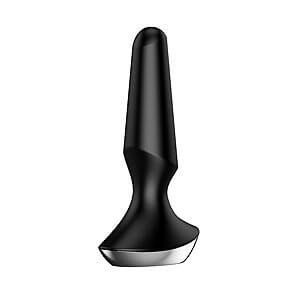 Satisfyer Plug-ilicious 2 APP (Black), vibračný análny kolík