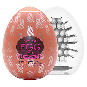 Tenga Hard Boiled Egg Cone, diskrétne vajíčko na masturbáciu