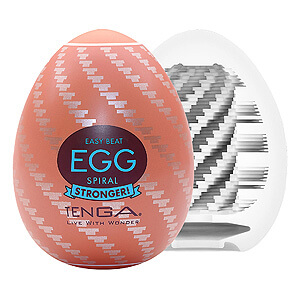 Tenga Hard Boiled Egg Spiral, diskrétne vajíčko na masturbáciu