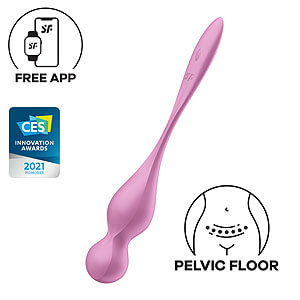 Satisfyer Love Birds 1 APP (Pink), vibračné vaginálne guličky