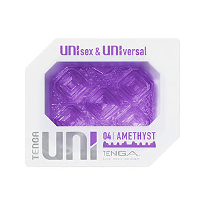 Tenga UNI Amethyst, masturbátor a návlek na prst