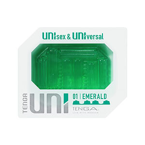 Tenga UNI Emerald, masturbátor a návlek na prst