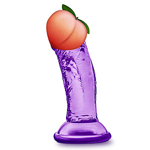 Blush B Yours Sweet N Small 4 Inch Dildo (Purple), realistické malé dildo
