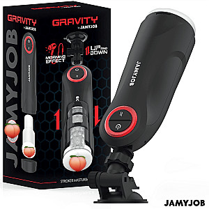 JamyJob Gravity Automatic Vagina Masturbator, prirážací masturbátor so zvukom pre mužov