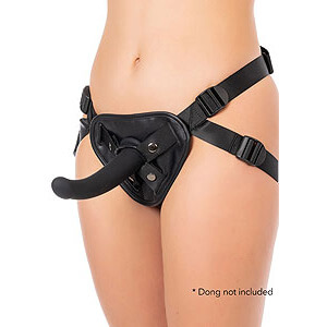 Hidden Desire Back Support Strap-On, oporný postroj na pripínací penis