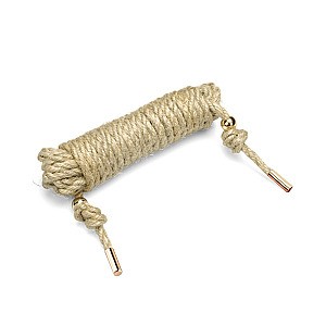 Liebe Seele Natural Shibari Bondage Hemp Rope Jute Rope (5m), prírodné laná na shibari