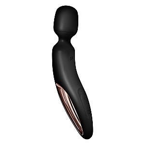 Satisfyer Wand-erland (Black/Rosegold), masážna hlavica