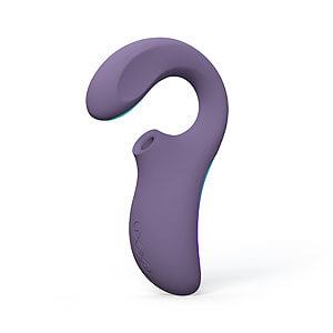 LELO Enigma Double Sonic (Cyber Purple), dvojitý sonický vibrátor