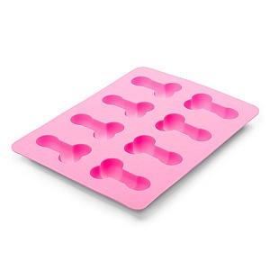EasyToys Penis Baking Mold/Ice Cube Mold (Pink), forma na pečenie alebo ľad