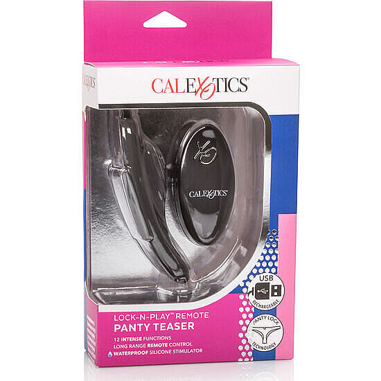 CalExotics Remote Panty Teaser (Black), diskrétny vibrátor do nohavičiek