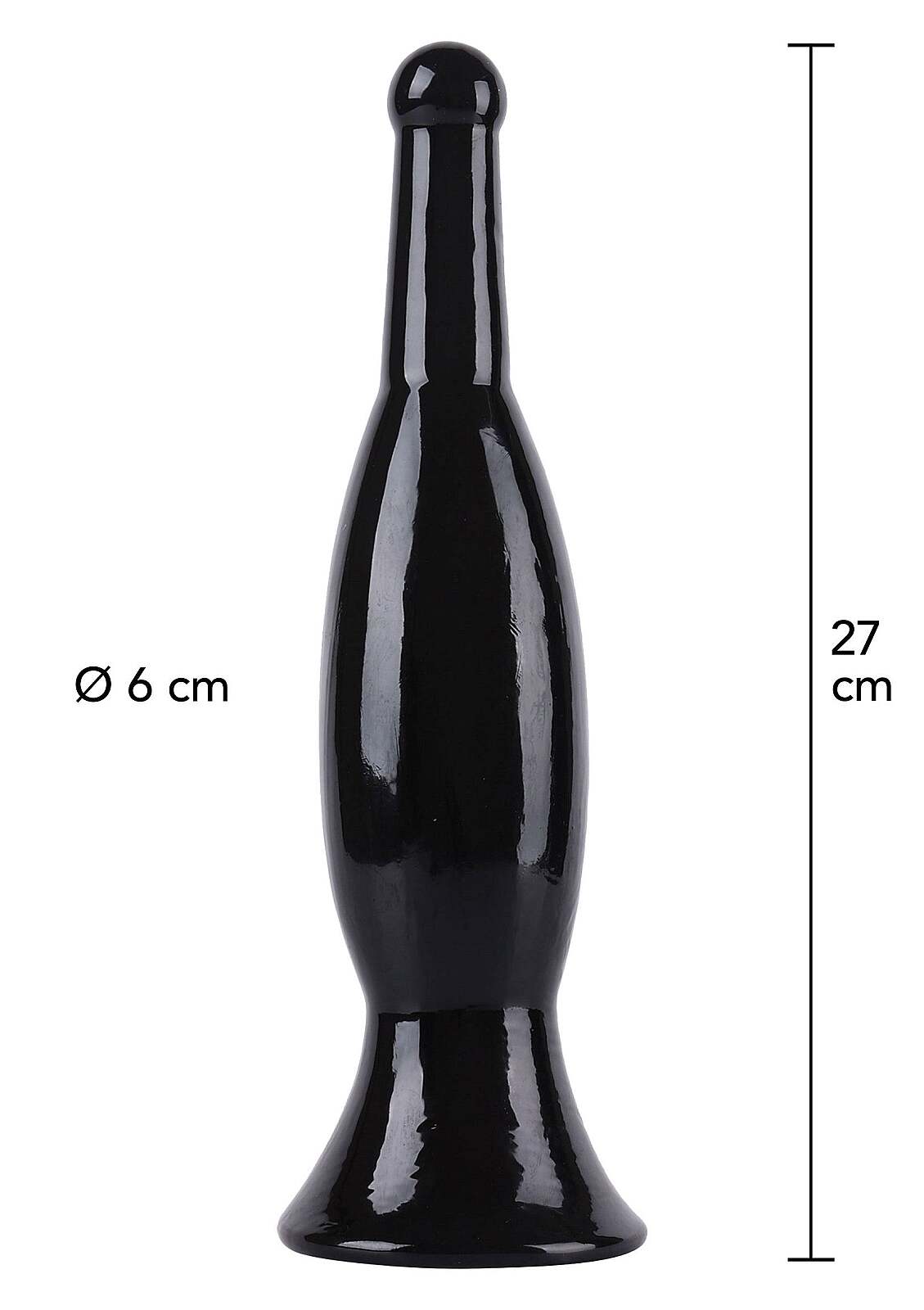 Hidden Desire Extreme Buttplug Slider (27 cm), análny XXL dildo