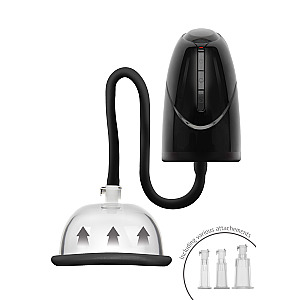 She.E.O Vacuum Vagina & Clitoral Automatic Pump (Black), automatická vákuová pumpa