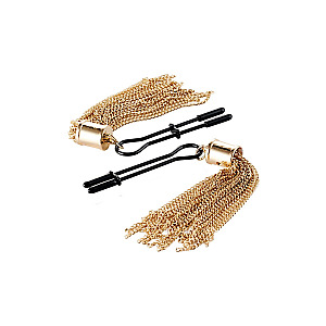 Guilty Pleasure Tassel Tease Clamps, nastaviteľné svorky na bradavky