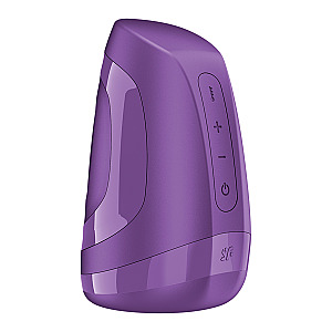 Satisfyer Men Heat Vibration Battery Series (Dark Berry), vibračný masturbátor s ohrevom