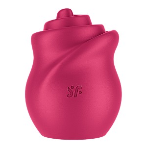 Satisfyer Tongue Twister (Red), jazykový vibrátor