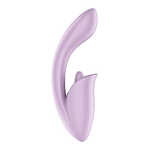 Satisfyer Tongue Expert (Lavender), duálny jazykový stimulátor