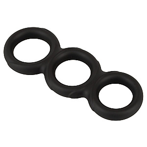 Erecto Triple Cock Ring, trojitý erekčný krúžok