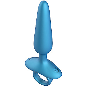 Playhouse Deep Slim Anal Plug Vibrating + Remote, vibračný análny kolík