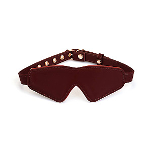 Liebe Seele Metallic Shade Burgundy Vegan Blindfold, vegánska maska