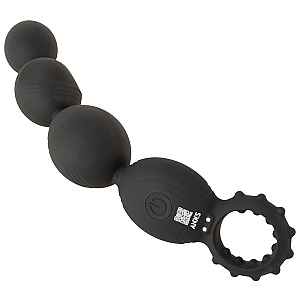 ANOS Flexible XL Anal Beads with Deep Vibrations, flexibilné análne guľôčky s vibráciami