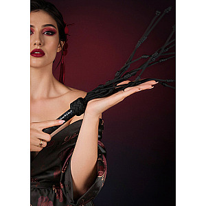 Geisha Floral Jacquard Bloom Bud Flogger, luxusný bič s uzlami