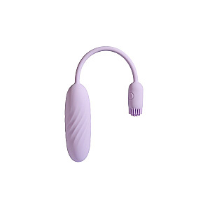 Svakom Plume Pastel Lilac, vibračný stimulátor s kefkou